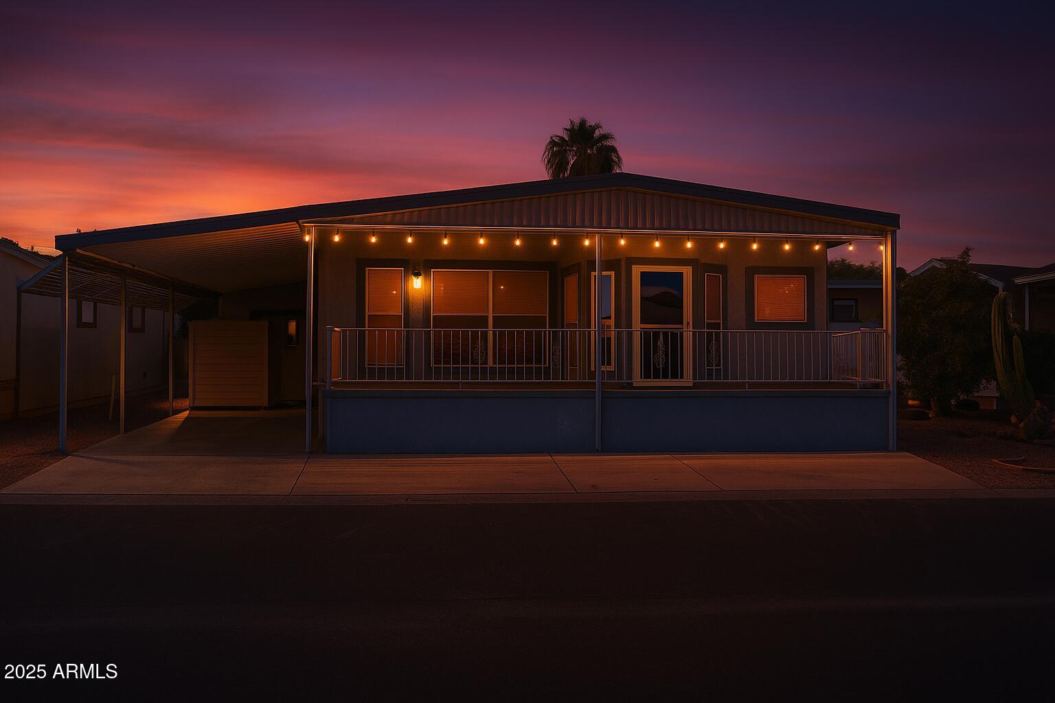 17200 West Bell Road, Unit 542 Surprise, AZ 85374 - Photo 2 of 26 Twilight Home with Porch Lights