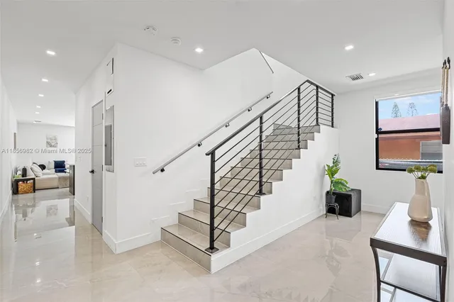 a view of entryway and hall