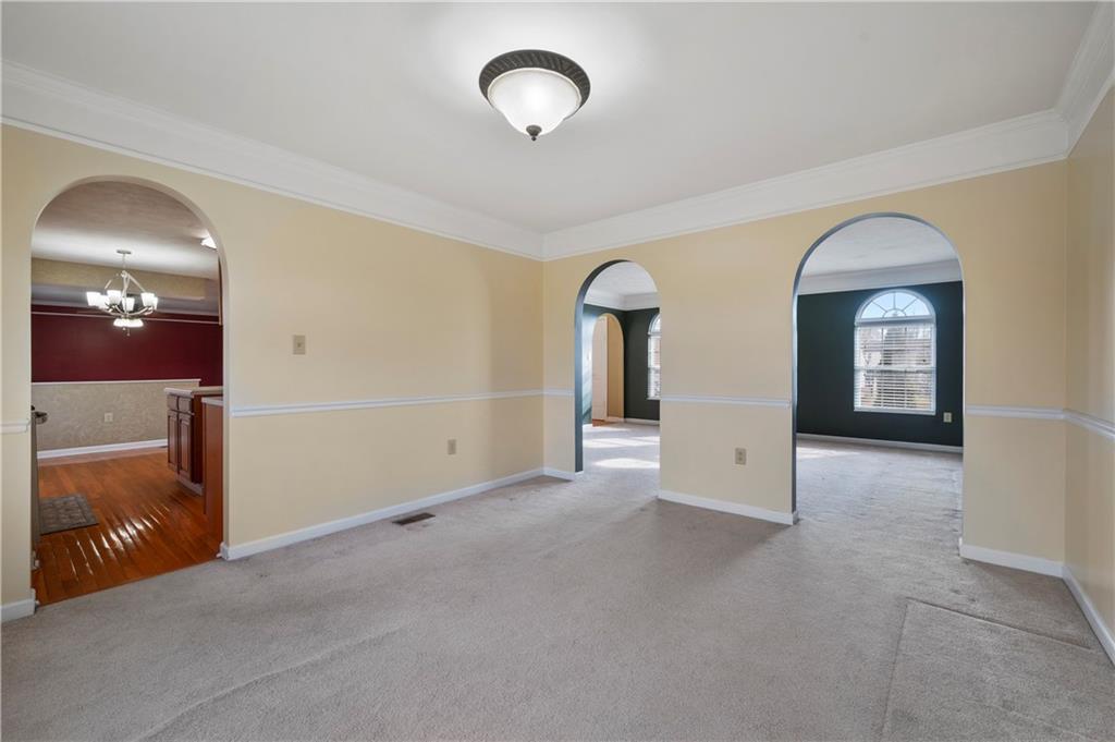 208 Commodore Drive McDonald, PA 15057 - Photo 12 of 36 an empty room with fan and mirror