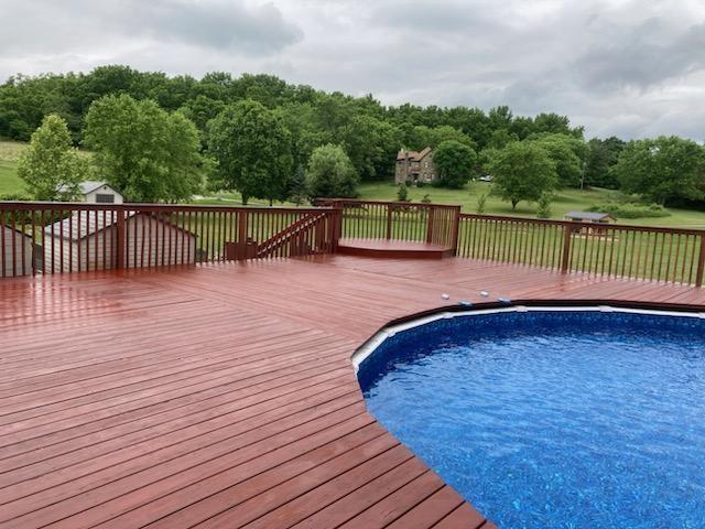 208 Commodore Drive McDonald, PA 15057 - Photo 33 of 36 a view of balcony with wooden floor and fence