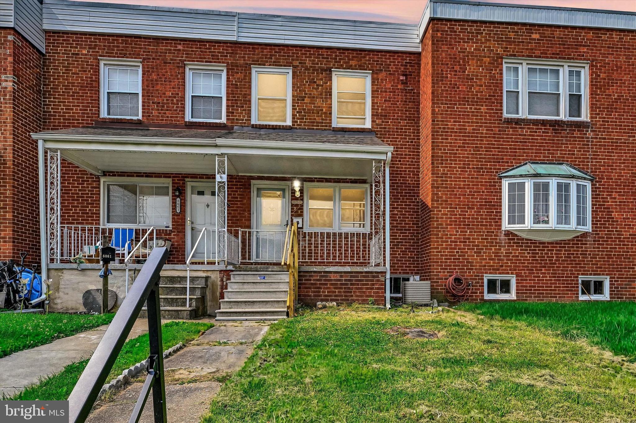 a front view of a house yard