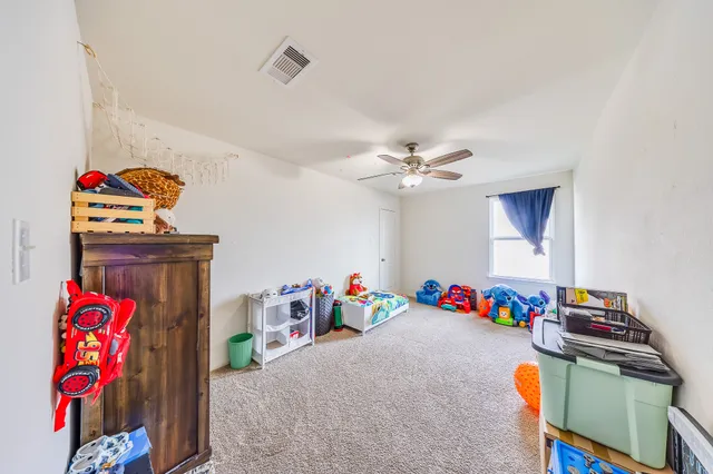 a children play room with toys