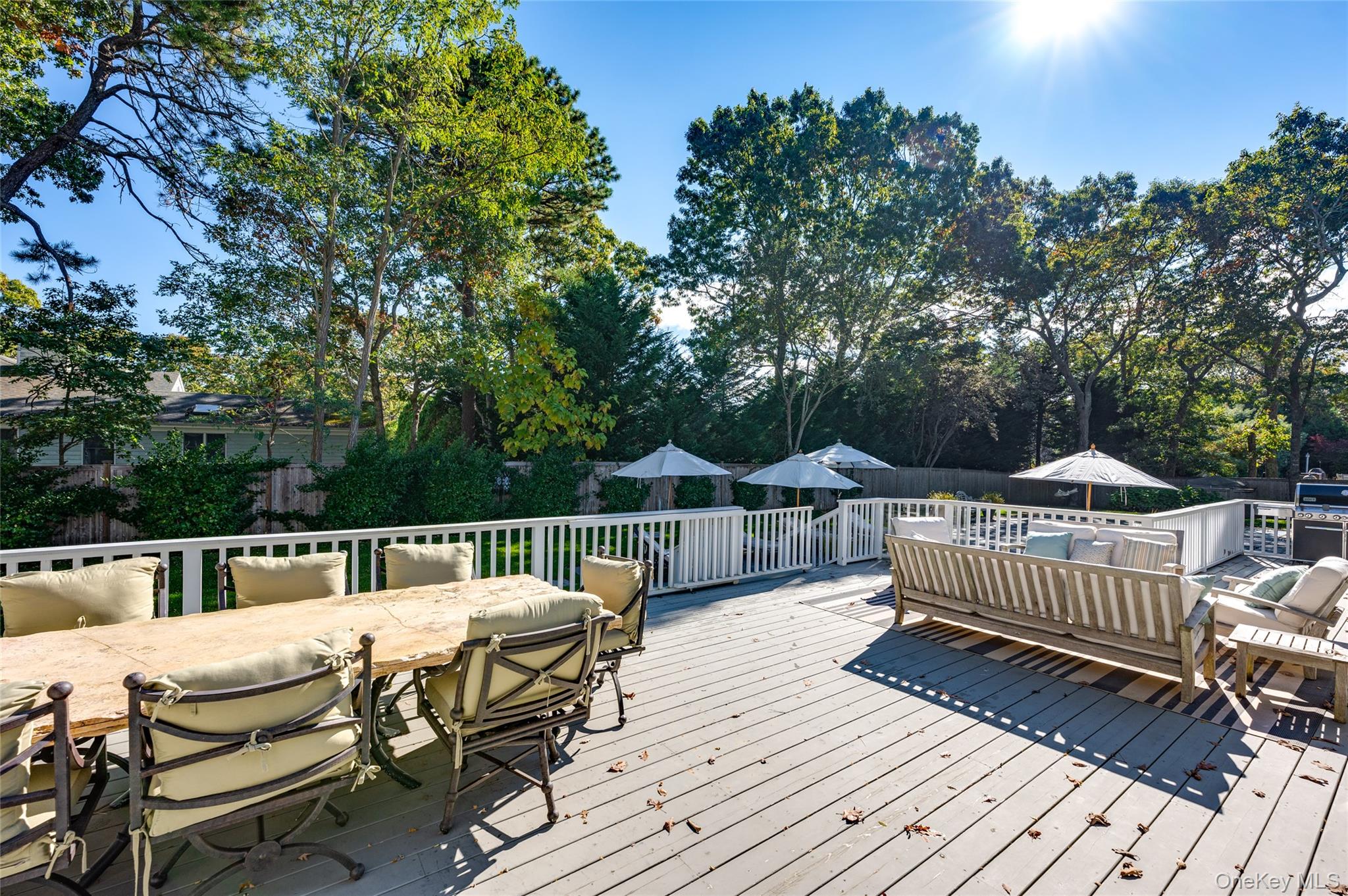 6 Bridle Path Westhampton Beach, NY 11978 - Photo 21 of 33 a view of a roof deck with furniture