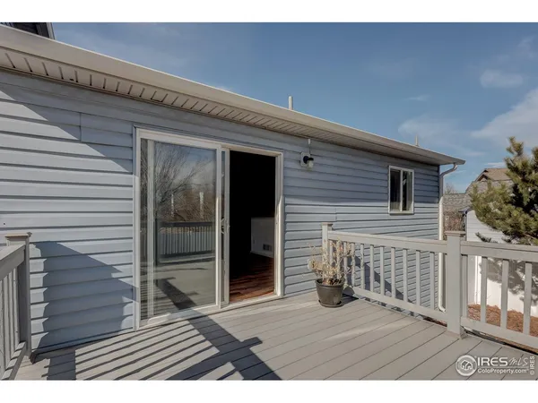 a view of outdoor space and deck