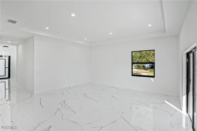 a view of an empty room