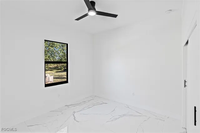 a view of a hallway with a elevator