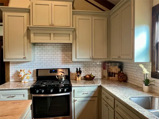 a workspace with furniture and window