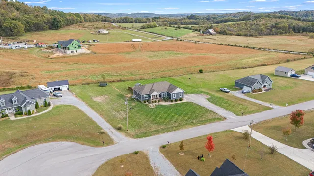 a view of a lake with a mountain