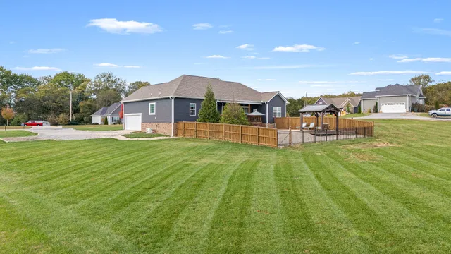 a view of an outdoor space and yard