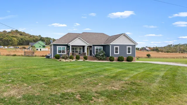a house view with a garden space
