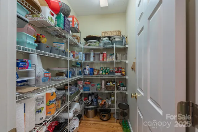 a view of storage and utility room