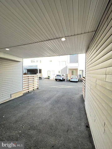 a view of a car garage door