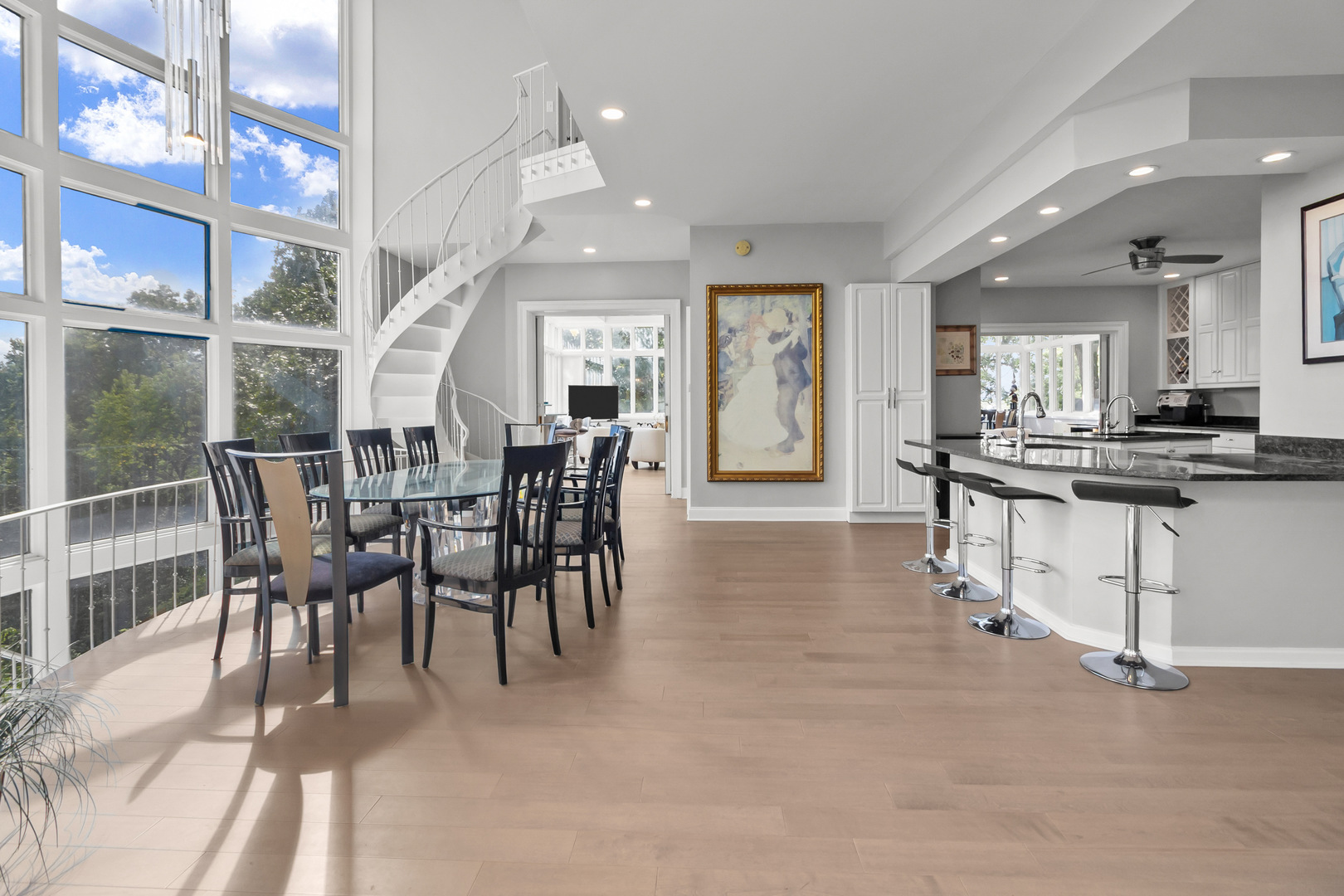 7830 North Pillow Hill Road Spring Grove, IL 60081 - Photo 27 of 69 a dining room with furniture and a large window