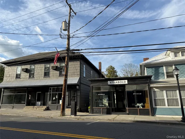 a view of a building with a window