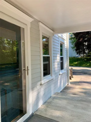 a view of a entryway door of the house