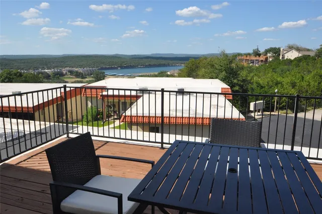 front view of a building with a street