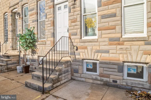 a view of a house with a small porch