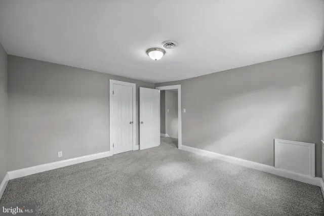 a view of an empty room