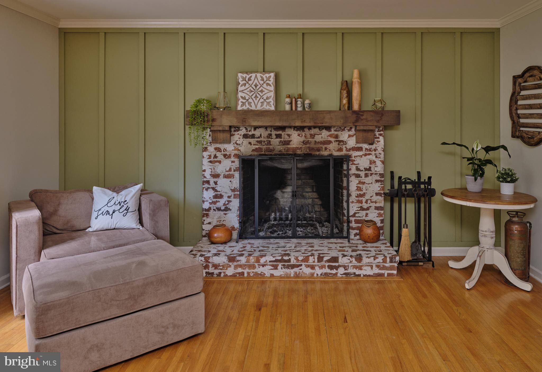 71 Big Spring Road Califon, NJ 07830 - Photo 18 of 41 a living room with furniture and a fireplace