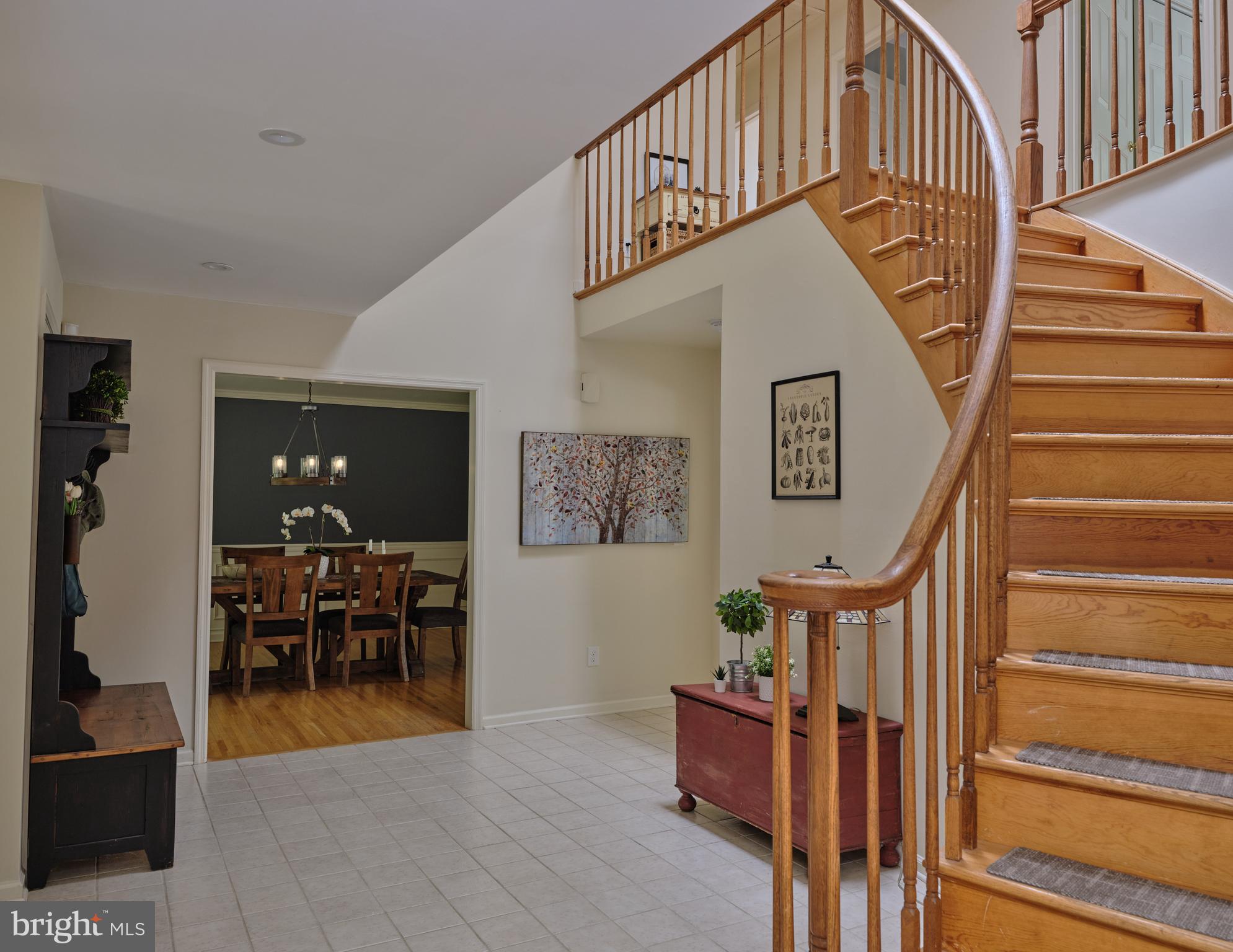 71 Big Spring Road Califon, NJ 07830 - Photo 19 of 41 a view of entryway livingroom and hall with wooden floor