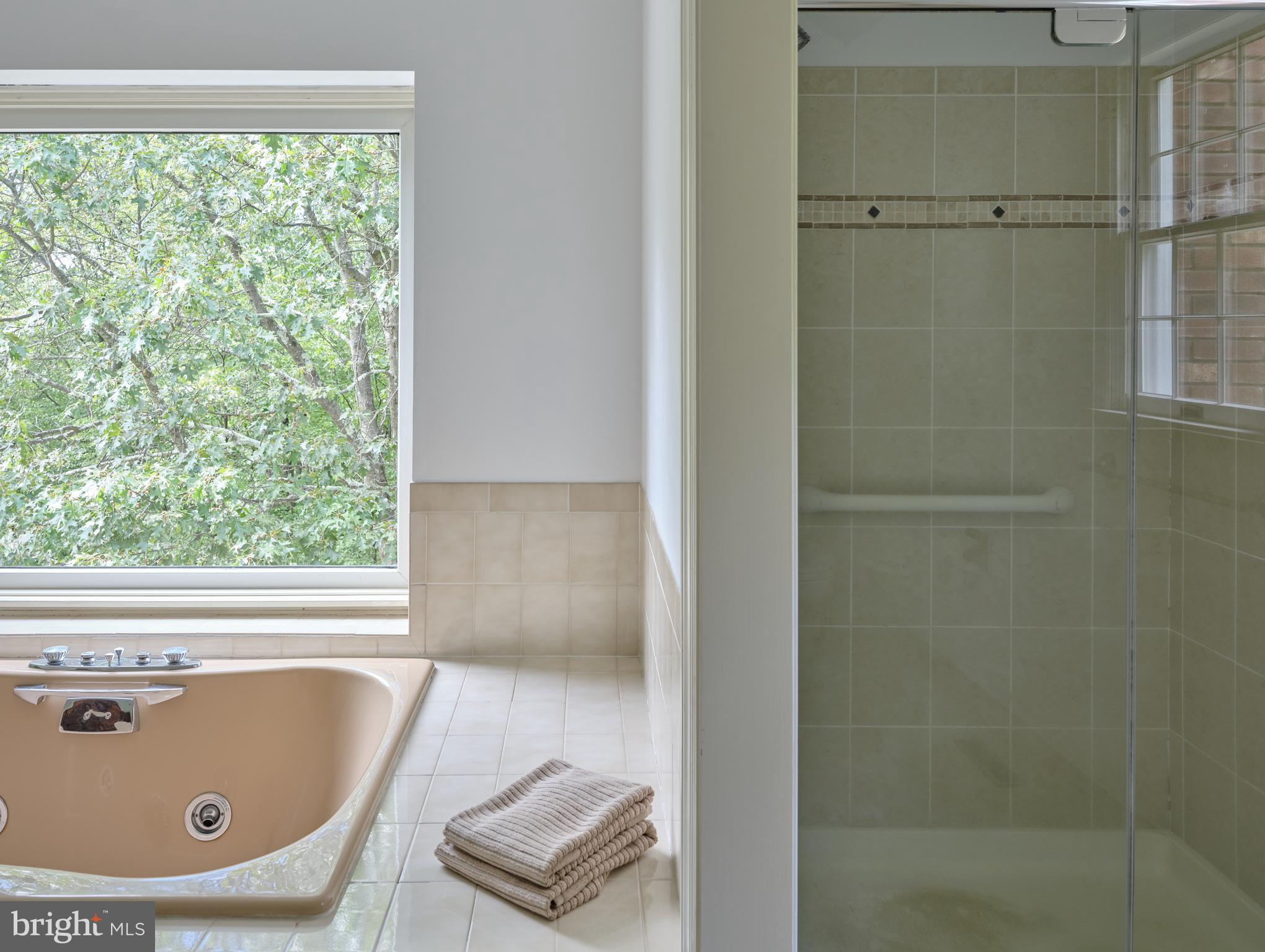 71 Big Spring Road Califon, NJ 07830 - Photo 24 of 41 a bathroom with a tub and a window