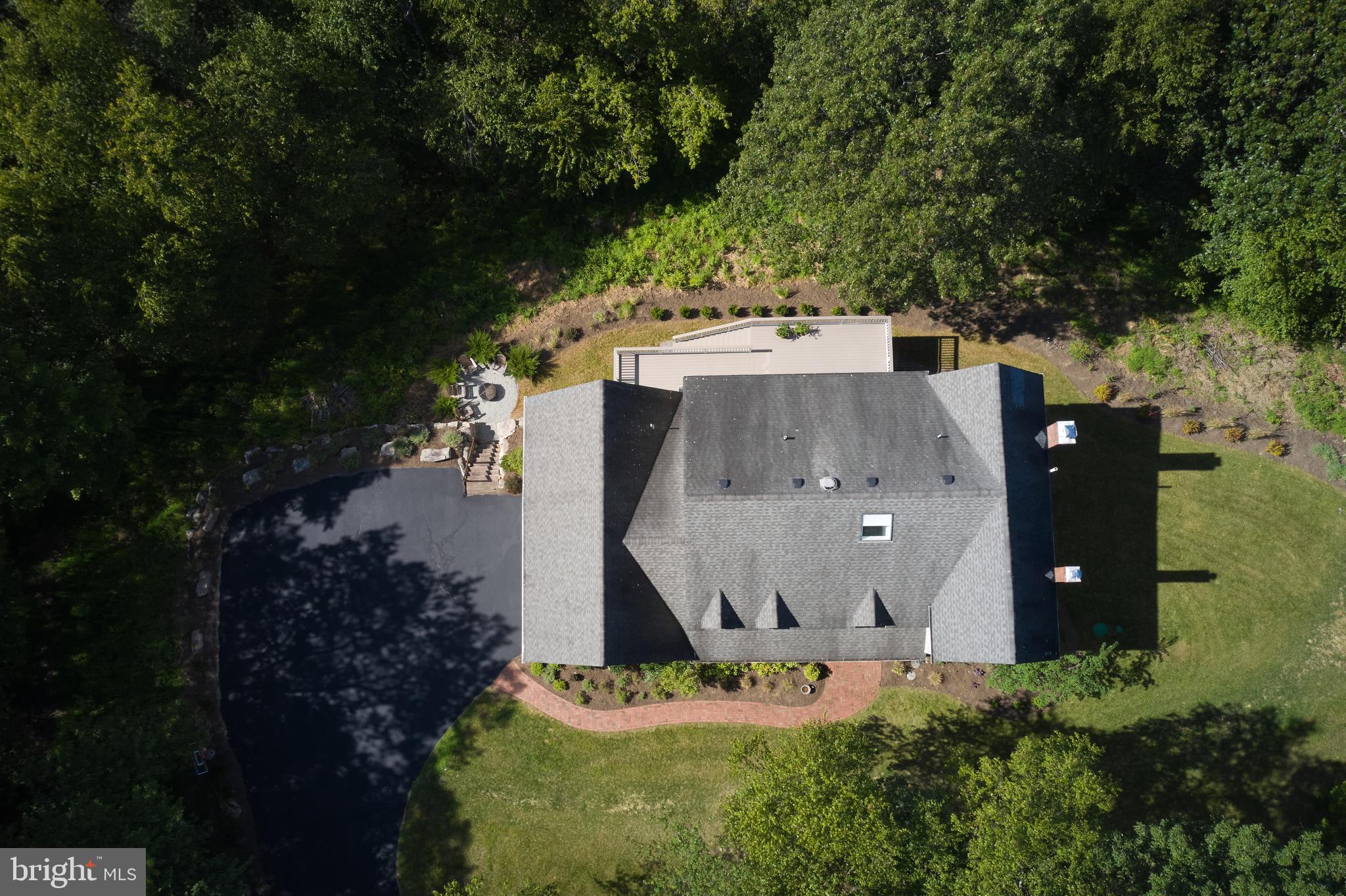 71 Big Spring Road Califon, NJ 07830 - Photo 37 of 41 an aerial view of a house with a yard