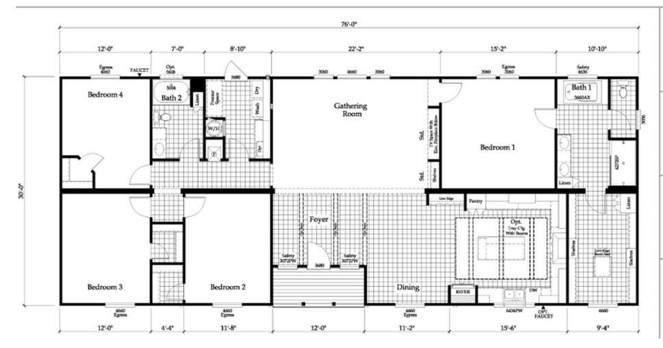 10703 South Ridge Drive Semmes, AL 36575 - Photo 37 of 37 View of property floor plan