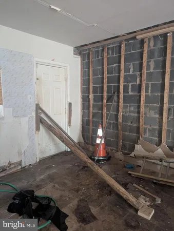 a room with furniture