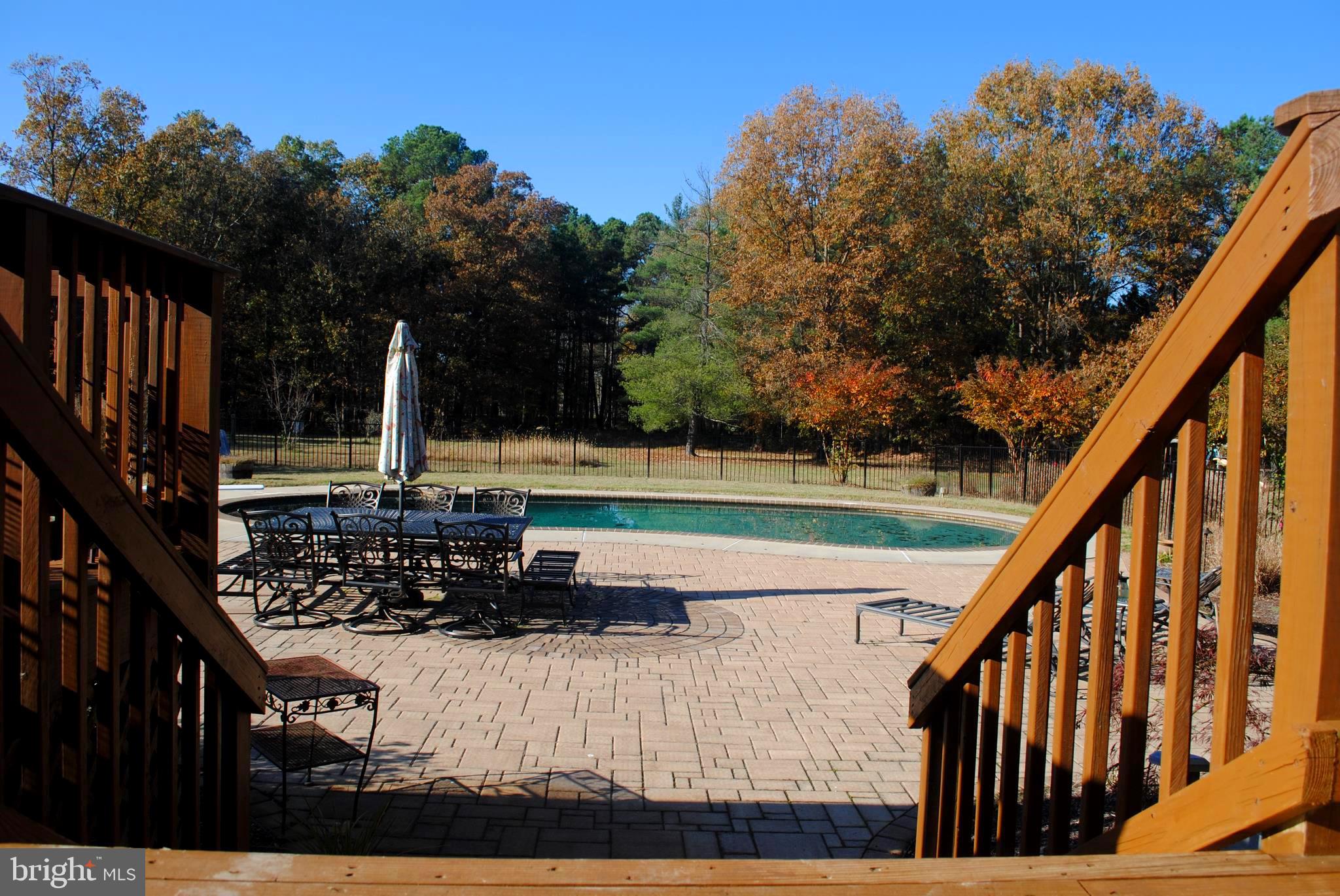 19095 Ridge Road Colonial Beach, VA 22443 - Photo 17 of 57 Steps to patio with saltwater pool beyond.