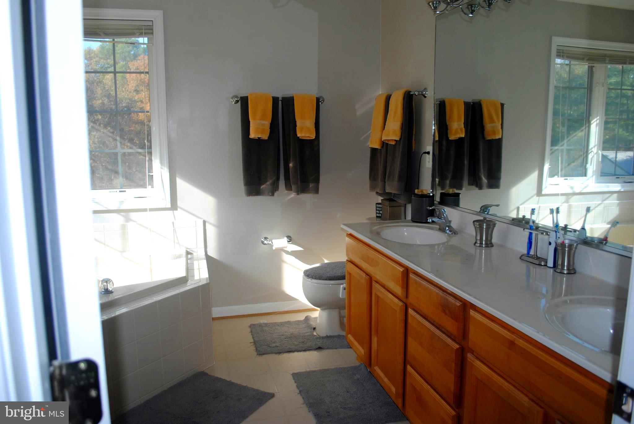 19095 Ridge Road Colonial Beach, VA 22443 - Photo 34 of 57 Master bath with corner soaker tub.