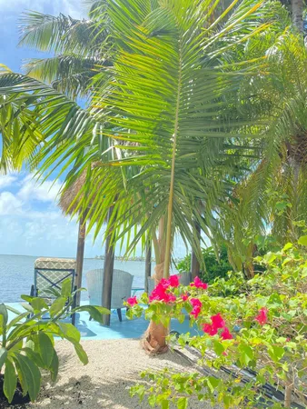 a view of an ocean from a balcony