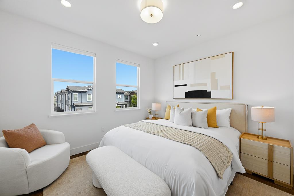 2287 Mora Place Mountain View, CA 94040 - Photo 23 of 64 a bed room with a bed and a couch