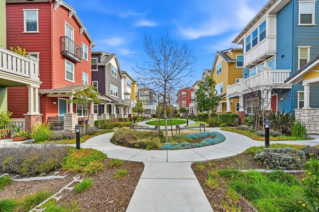 2287 Mora Place Mountain View, CA 94040 - Photo 60 of 64 a view of a building with a garden