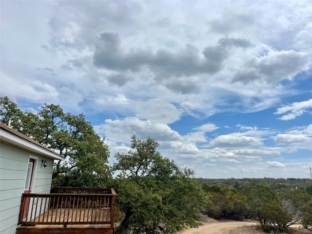 a view of balcony with deck