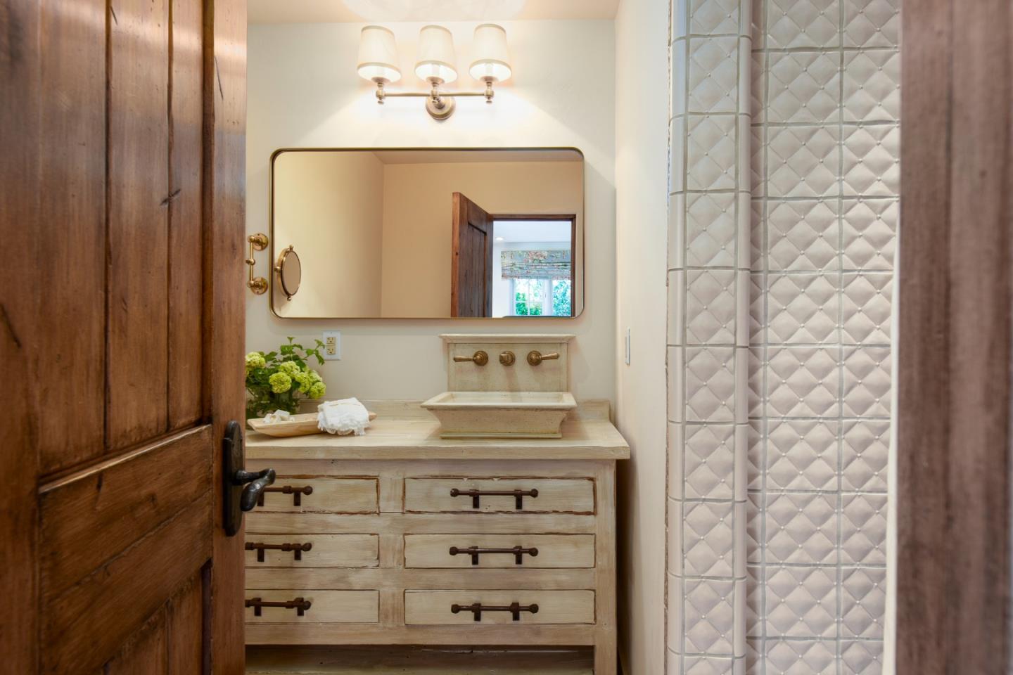 0 Southwest Sw Corner Carmel, CA 93923 - Photo 14 of 30 a bathroom with a sink and a mirror