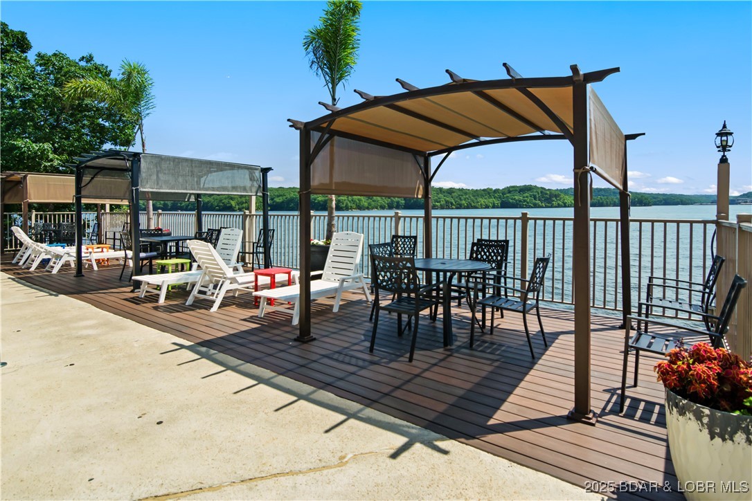 889 Malibu Road, Unit 63 Osage Beach, MO 65065 - Photo 34 of 47 The cabana style waterside seating is a nice touch