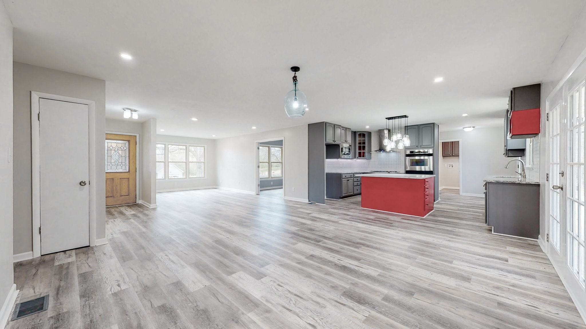 102 East Prospect Road Fayetteville, TN 37334 - Photo 11 of 32 a view of kitchen and hall with wooden floor