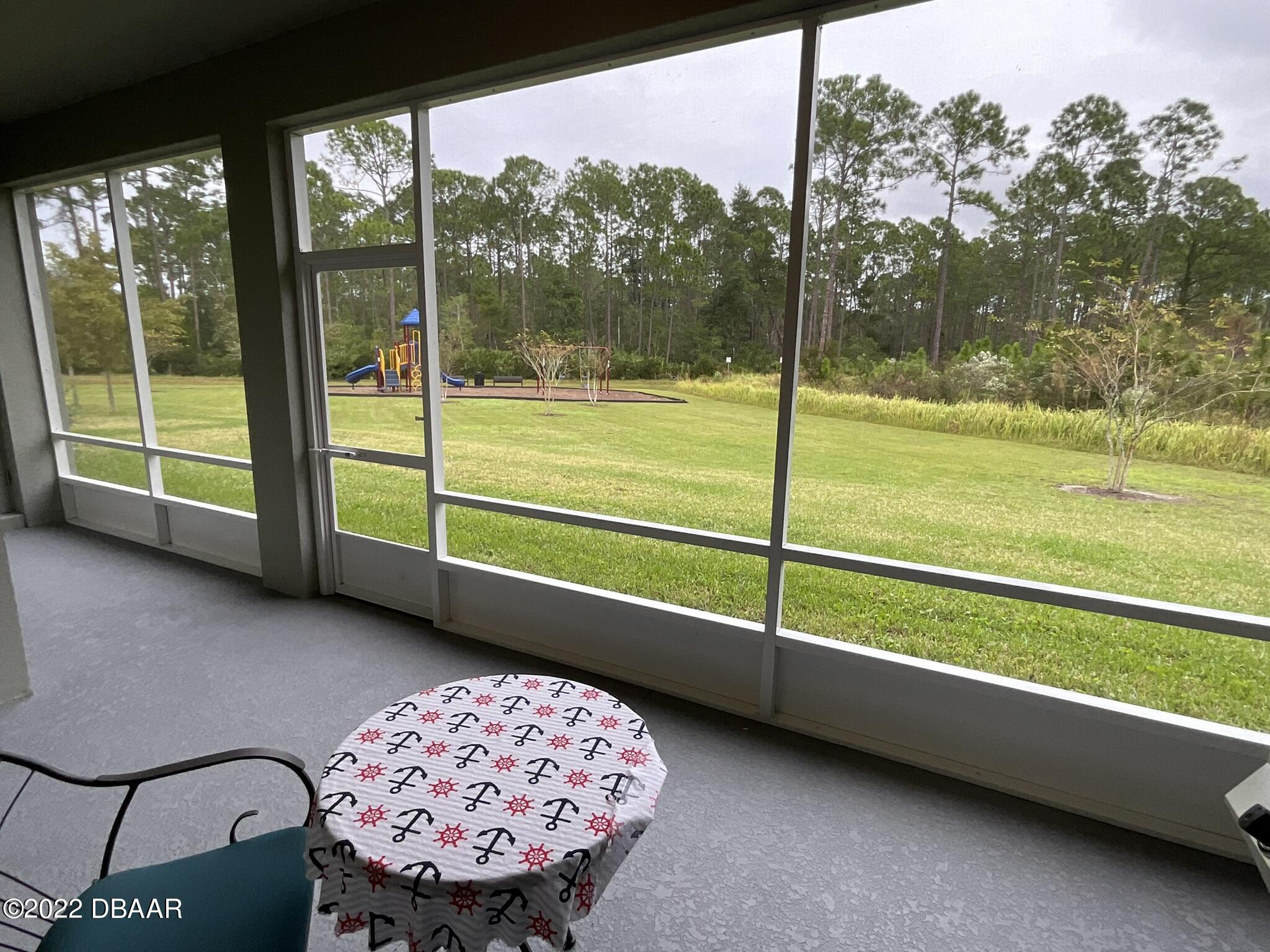 283 Cypress Trail Drive Ormond Beach, FL 32174 - Photo 24 of 28 a view of a floor to ceiling window and an outdoor view