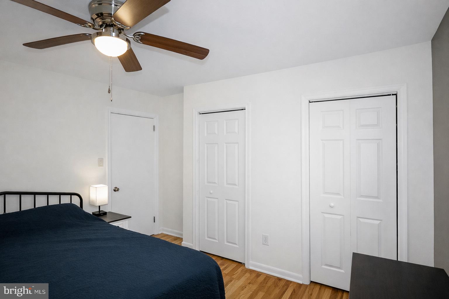 416 North Duke Street Hummelstown, PA 17036 - Photo 15 of 26 a bedroom with a bed and a ceiling fan