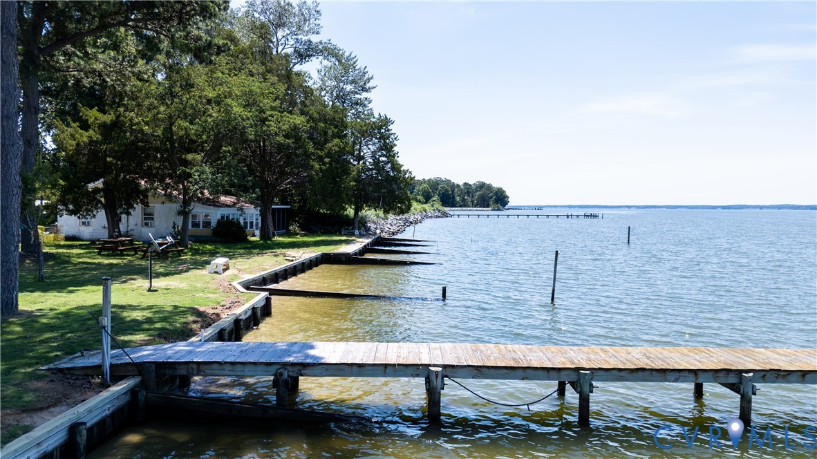1280 Little Florida Road Farnham, VA 22460 - Photo 38 of 41 Waterfront property featuring a private wooden pie