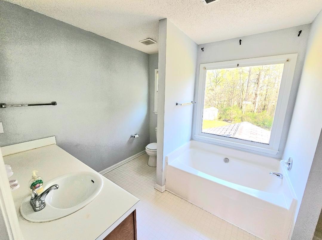250 Pope Lake Road Angier, NC 27501 - Photo 2 of 8 a bathroom with a tub and a sink