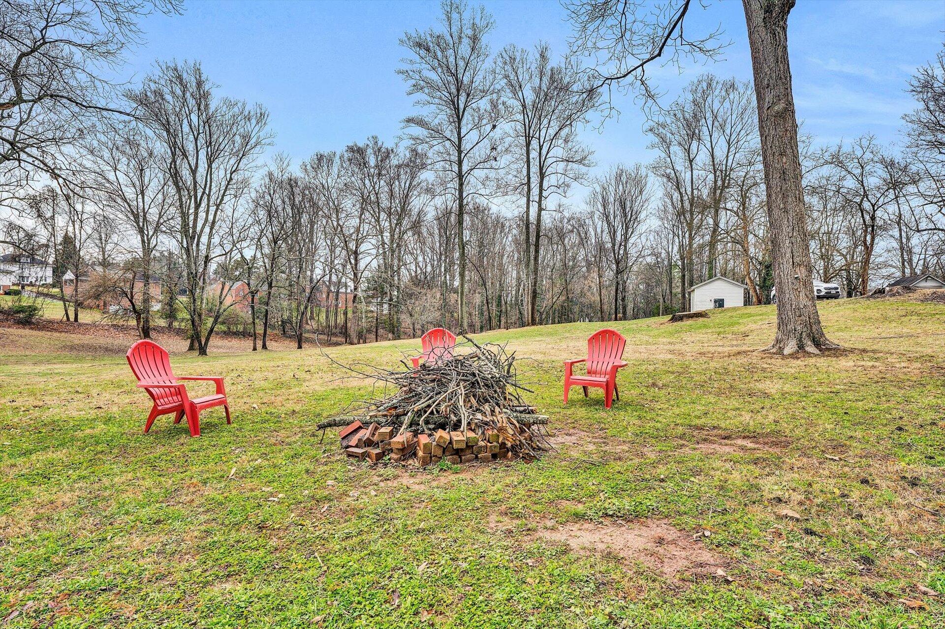 50 Floyd Avenue Rocky Mount, VA 24151 - Photo 60 of 73 a backyard of a house with table and chairs