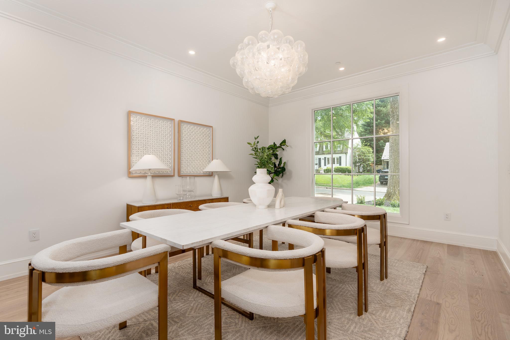 4821 Rodman Street Northwest Washington, DC 20016 - Photo 11 of 52 a table and chairs in a room