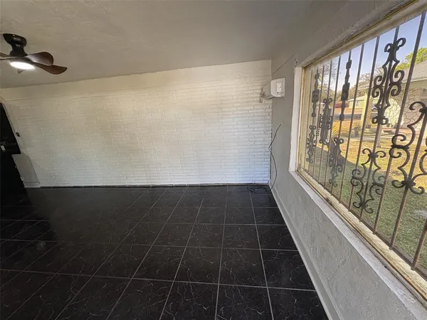 a view of a balcony