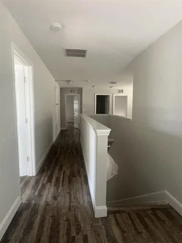 a view of a house with a hallway