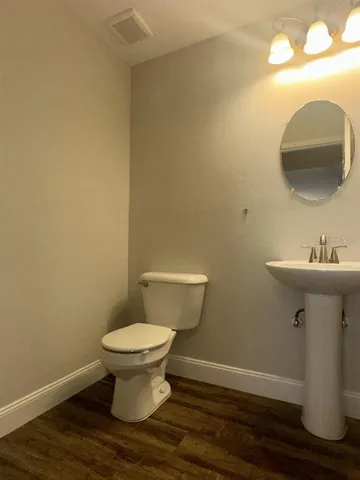 a bathroom with a sink and a toilet