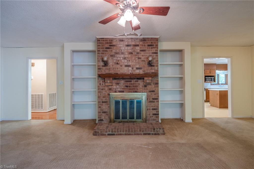 5486 Kennedy Road Trinity, NC 27370 - Photo 10 of 25 Fireplace with gas logs