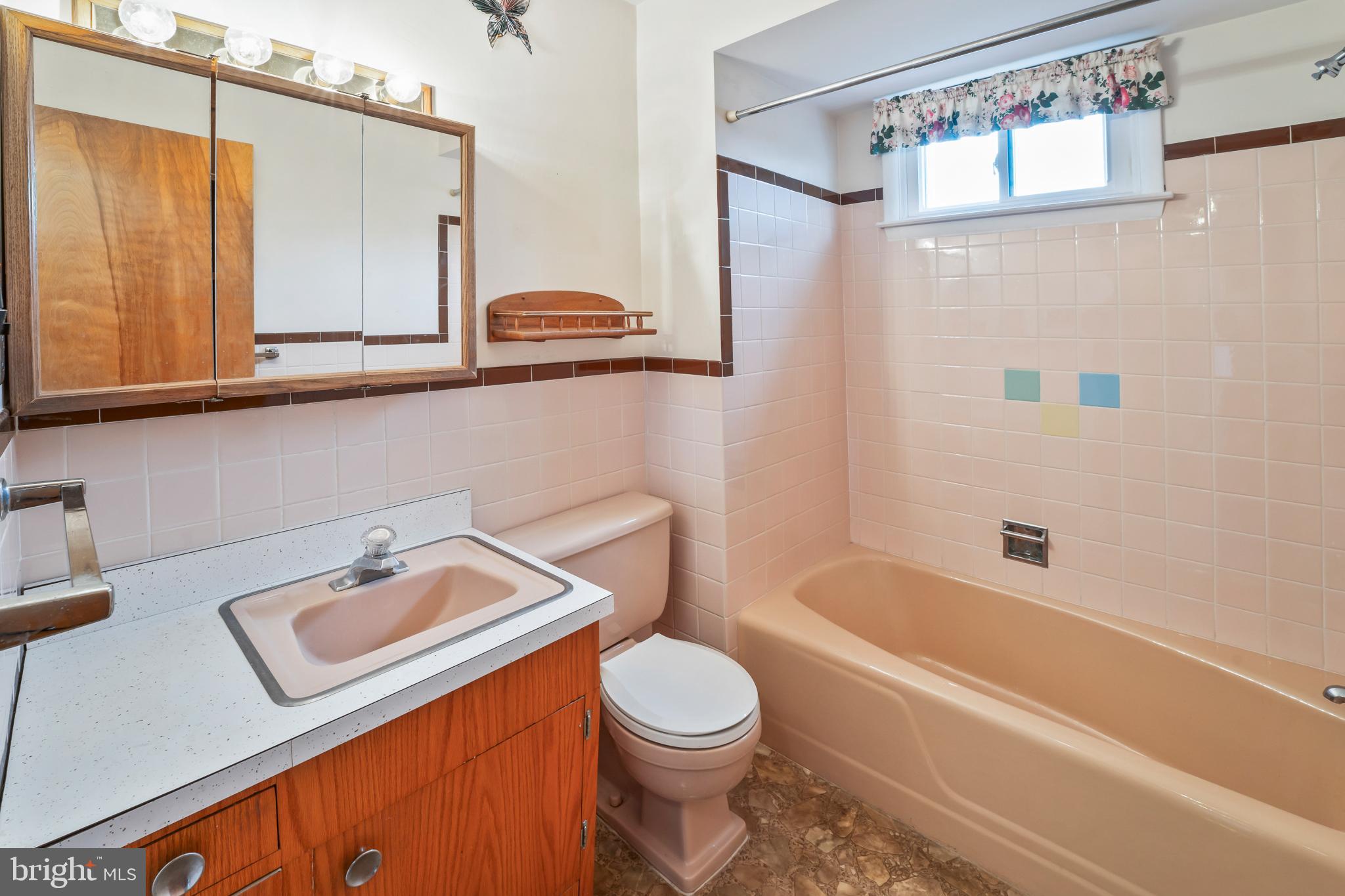 3921 Concord Road Aston, PA 19014 - Photo 16 of 50 Charming vintage main bathroom w/ classic tiles.