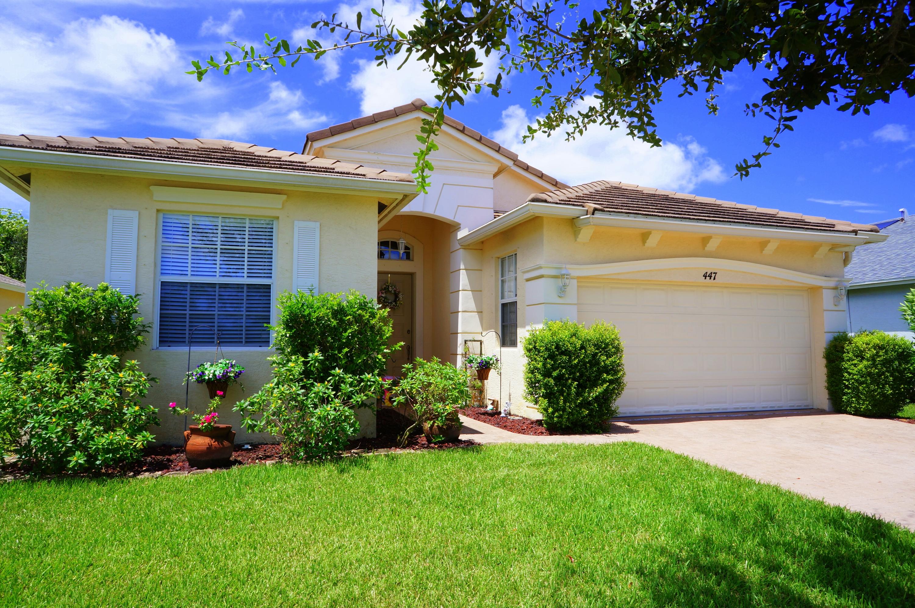 447 Southwest Talquin Lane Port St. Lucie, FL 34986 - Photo 4 of 36 Front Elevation2