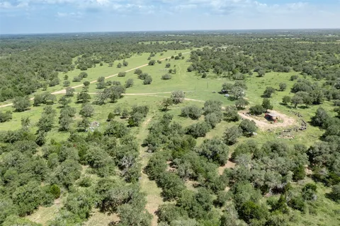 an aerial view of house with outdoor space